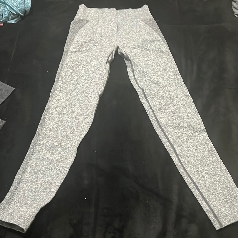 Gymshark Flex High Waisted Seamless Leggings in Gray Marl Sz medium EUC
